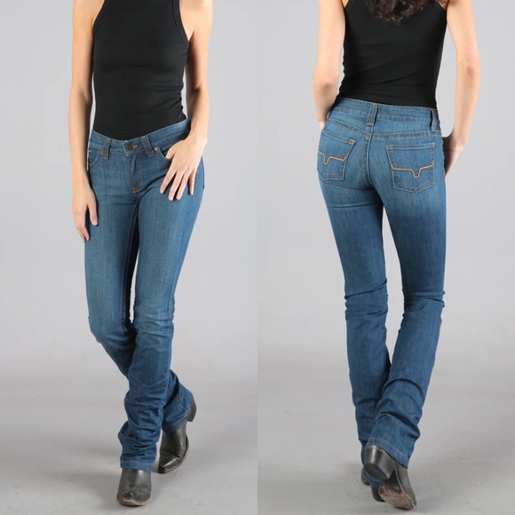 Kimes Ranch Denim - Kimes Ranch Betty Seventeen Blue Wash Mid Rise Bootcut Jeans